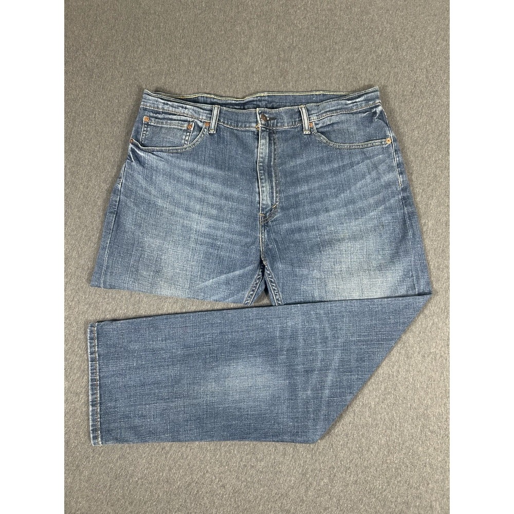 Levi's 505 Regular‎ Fit Straight Leg Jeans 38x32 Medium Wash